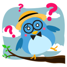 Birdie, the friendly bird sticker #3909379