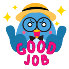 Birdie, the friendly bird sticker #3909386