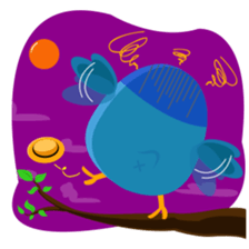 Birdie, the friendly bird sticker #3909387