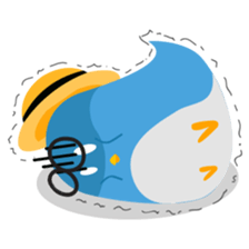 Birdie, the friendly bird sticker #3909388