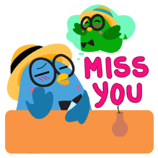 Birdie, the friendly bird sticker #3909392