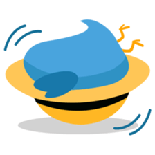 Birdie, the friendly bird sticker #3909393