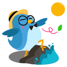 Birdie, the friendly bird sticker #3909396