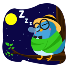 Birdie, the friendly bird sticker #3909398