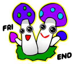 TomoQ's Poisonous Mushrooms sticker #3909788