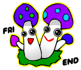 TomoQ's Poisonous Mushrooms sticker #3909788