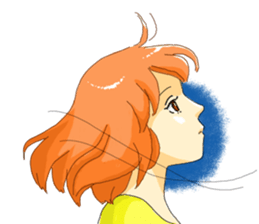 Women who do not look at the eyes sticker #3910088