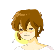 Women who do not look at the eyes sticker #3910094