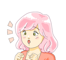 Women who do not look at the eyes sticker #3910096