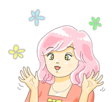 Women who do not look at the eyes sticker #3910097