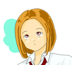 Women who do not look at the eyes sticker #3910104