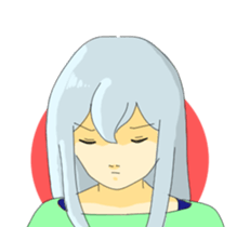 Women who do not look at the eyes sticker #3910114