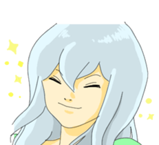 Women who do not look at the eyes sticker #3910115