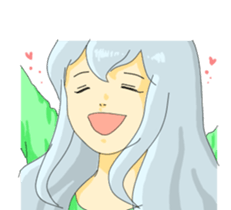 Women who do not look at the eyes sticker #3910116