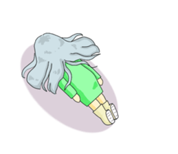 Women who do not look at the eyes sticker #3910117