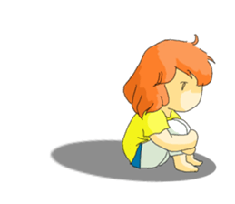 Women who do not look at the eyes sticker #3910119