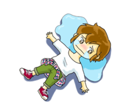 Women who do not look at the eyes sticker #3910120