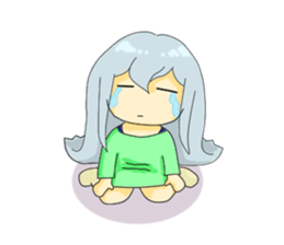 Women who do not look at the eyes sticker #3910122