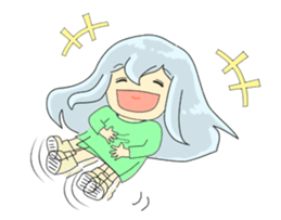 Women who do not look at the eyes sticker #3910126