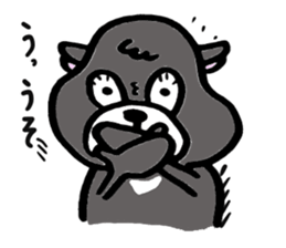 Playful dog Poe sticker sticker #3910505