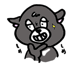 Playful dog Poe sticker sticker #3910517