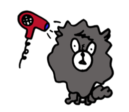 Playful dog Poe sticker sticker #3910518