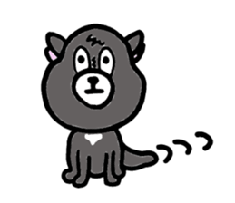 Playful dog Poe sticker sticker #3910521