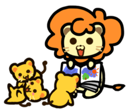 Lion to be muffled sticker #3910978