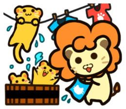 Lion to be muffled sticker #3910996