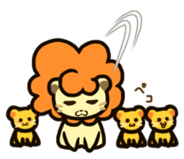 Lion to be muffled sticker #3910997
