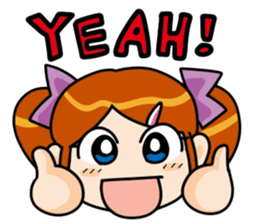 Lovely girl  Sticker sticker #3911057