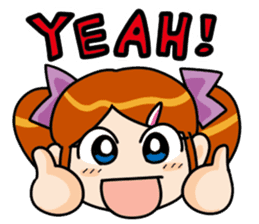 Lovely girl Sticker sticker #3911057