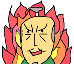 He's a syogun. sticker #3911290