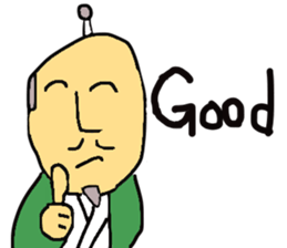 He's a syogun. sticker #3911306