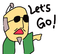 He's a syogun. sticker #3911307