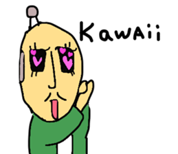 He's a syogun. sticker #3911309