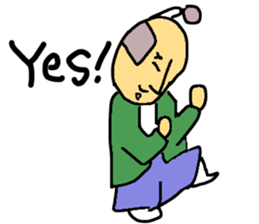 He's a syogun. sticker #3911314