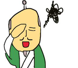 He's a syogun. sticker #3911317