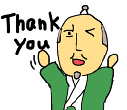 He's a syogun. sticker #3911321