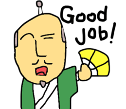 He's a syogun. sticker #3911322