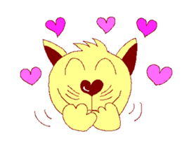 Heart-nose Sakkey's days sticker #3911448
