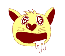 Heart-nose Sakkey's days sticker #3911452