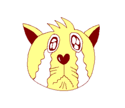 Heart-nose Sakkey's days sticker #3911453