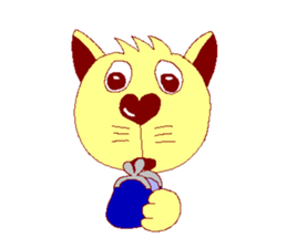 Heart-nose Sakkey's days sticker #3911464