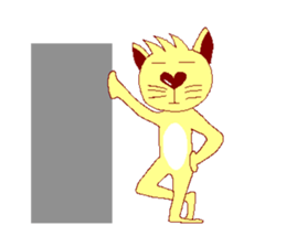 Heart-nose Sakkey's days sticker #3911470