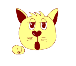 Heart-nose Sakkey's days sticker #3911473