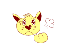 Heart-nose Sakkey's days sticker #3911479