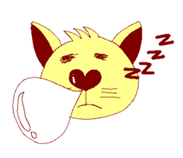 Heart-nose Sakkey's days sticker #3911480