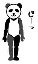 Yoga panda sticker #3911627