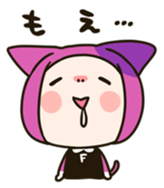 Fangirl-Cat Flonya from Planet Nyankoro sticker #3911659